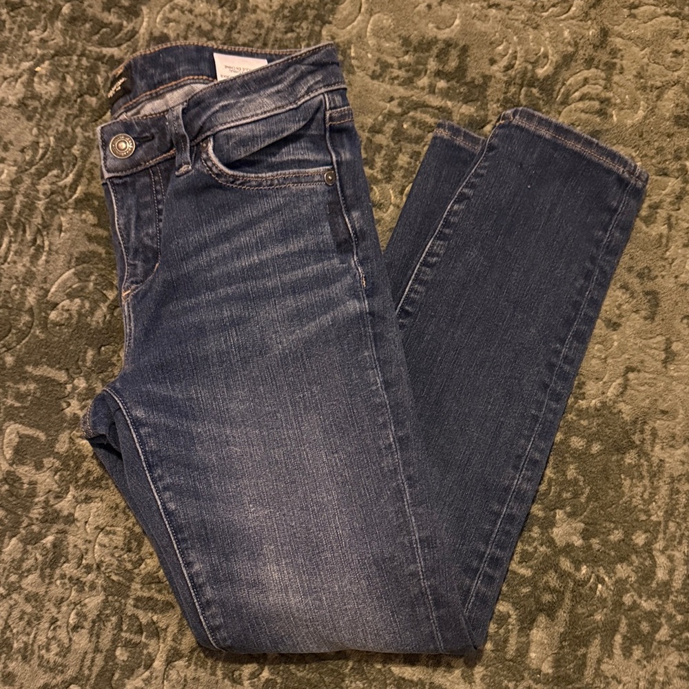Women's Silver Cropped Jeans Size 24